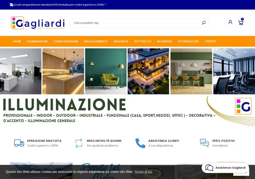 Schermata della pagina offerta di Gagliardisrl
