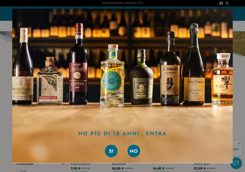 Schermata della pagina offerta di Dispensa 