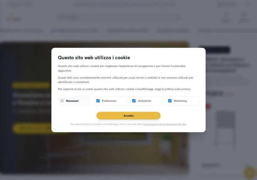 Schermata della pagina offerta di NoFlyStore