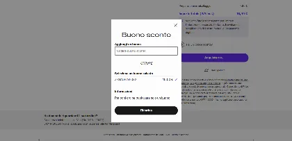 Sconto primo ordine