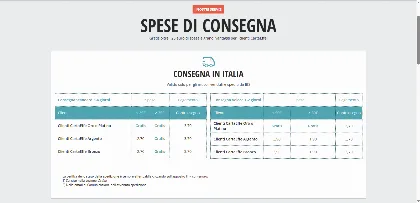Costi di spedizione