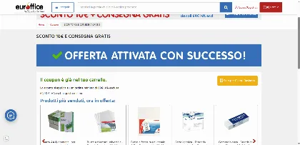 Sconto primo ordine