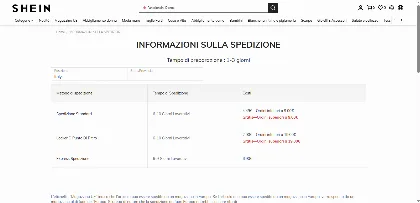 Costi di spedizione