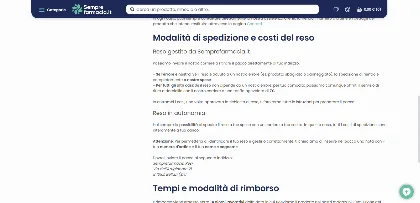 Politica di reso